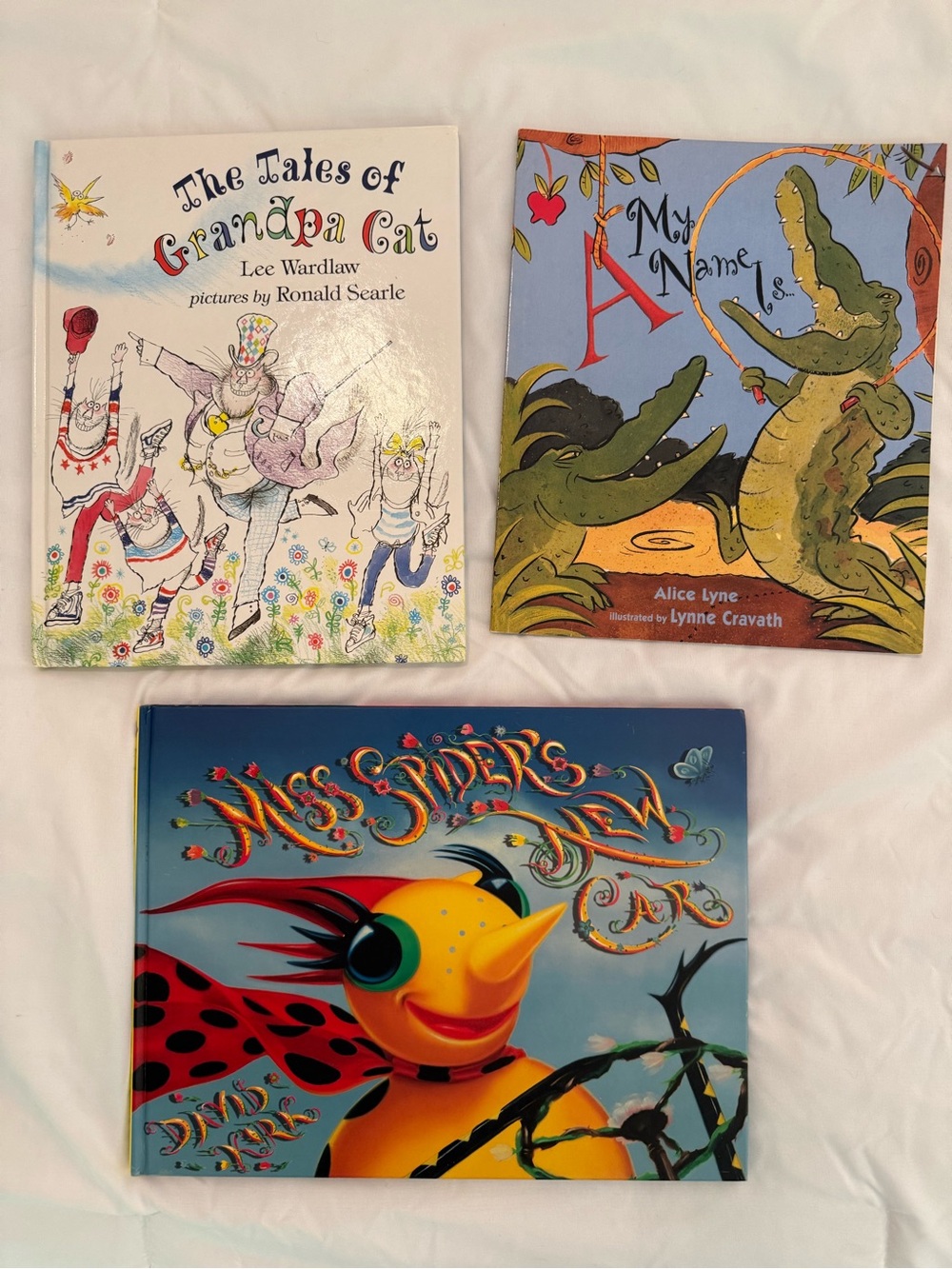 Lot of 3 Illustrated Children’s Picture Books - Colorful Covers